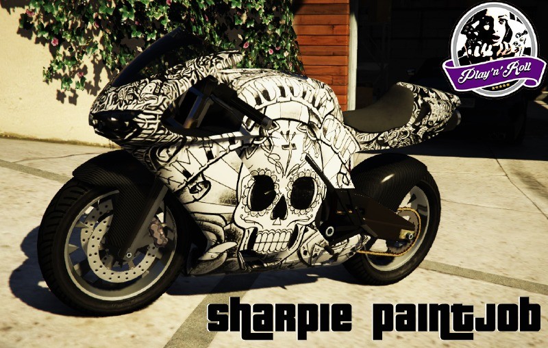 Pegassi Bati - Sharpie Paintjob Classic & Red Blood